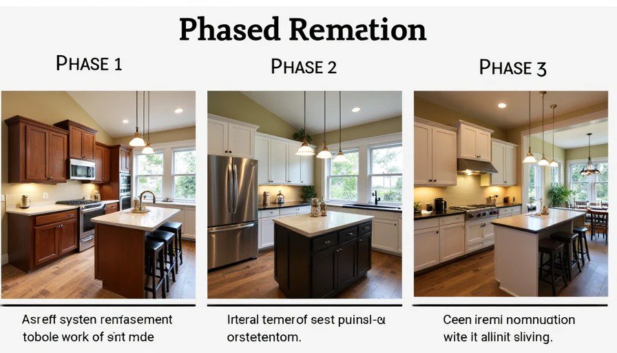 Room-by-room kitchen renovation phases
