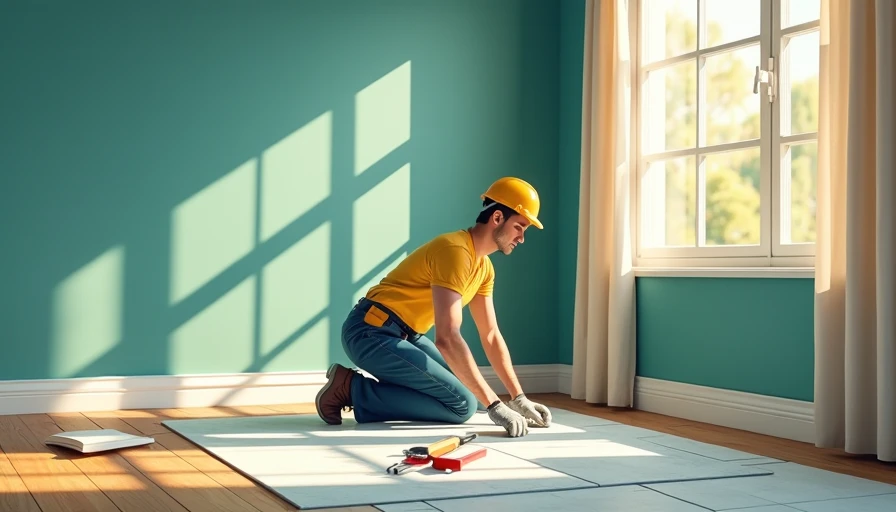 Visual context for base trim tile