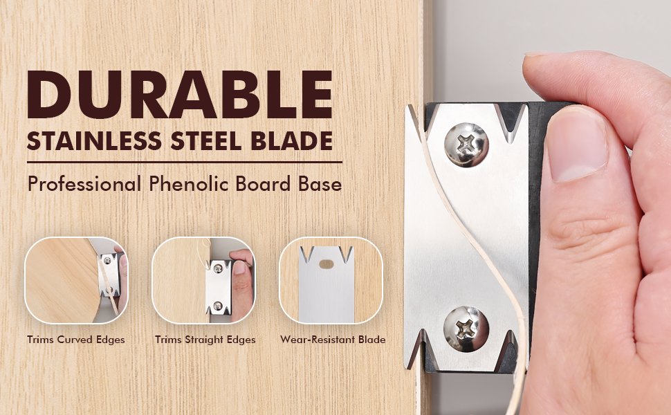 DURABLE STAINLESS STEEL BLADE|Professional Phenolic Board Base