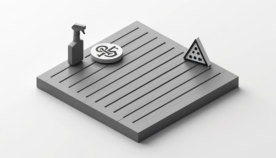 Visual context for quick fix for slippery decking