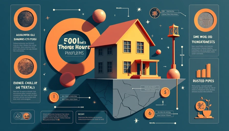 Visual context for problems with houses built in the 50s