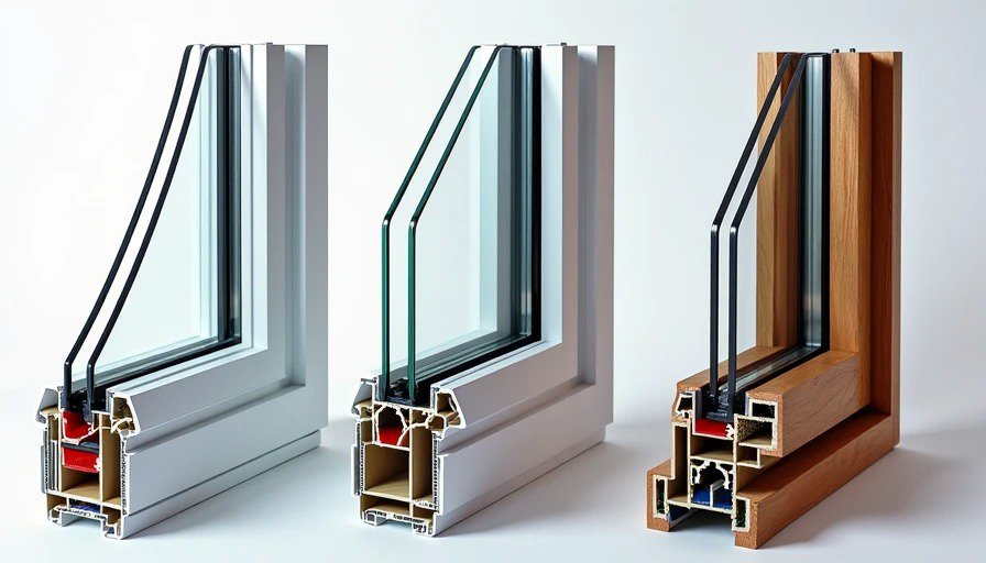 What really affects window performance and durability Window frame material cross-section comparison
