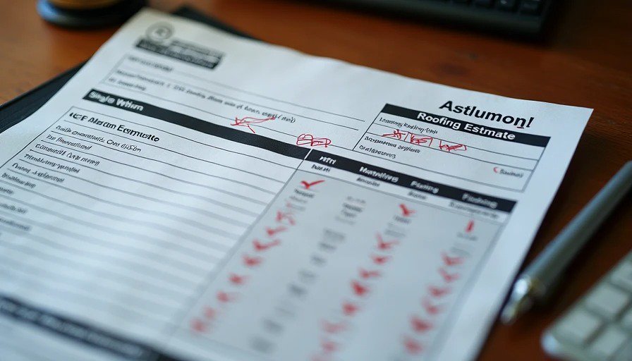 What a solid, itemized roof estimate should look like Sample detailed roofing estimate breakdown