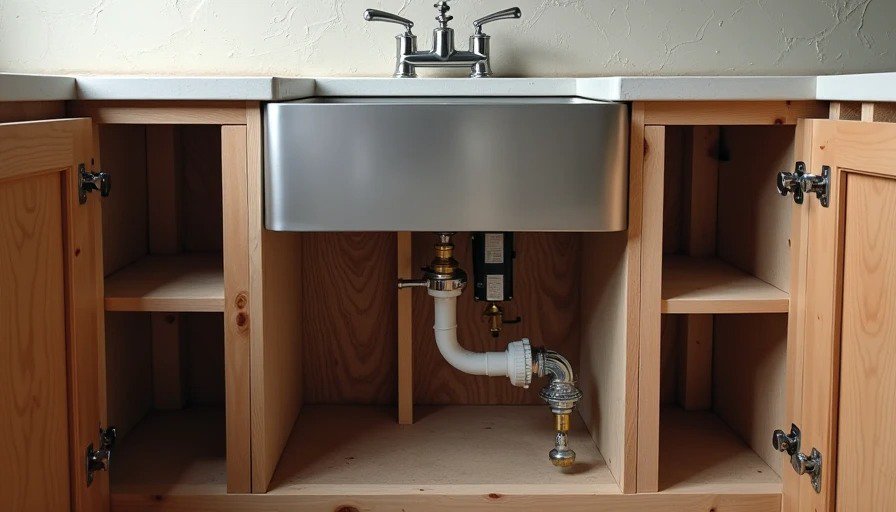 Quality plumbing and cabinet integration during install